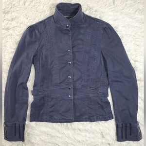 Sanctuary by Anthropologie Navy Jacket Women's Size Large